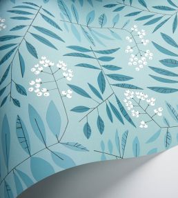 Leaf Berry Wallpaper by MissPrint Winter