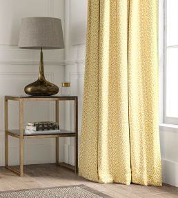 Leaf Trail Fabric by Warner House Ochre