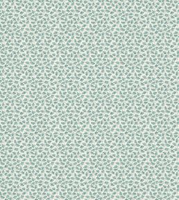 Leaf Trail Fabric by Warner House Teal