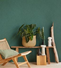 Leaf Vein Wallpaper by Eijffinger Green