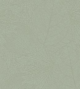 Leaf Vein Wallpaper by Eijffinger Green