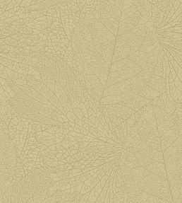 Leaf Vein Wallpaper by Eijffinger Yellow/Ochre