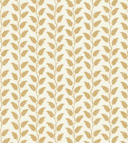 Leaf Wiggle Wallpaper by Josephine Munsey Smith Yellow/Skirting White