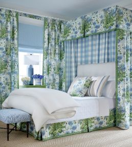 Leighton Check Fabric by Anna French Mineral