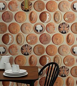 Poteries Wallpaper by Lelievre Terre Cuite