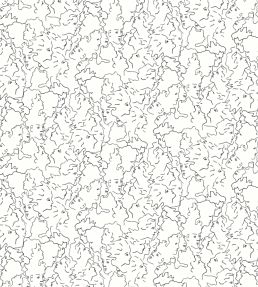 Ressemblance Wallpaper by Lelievre Ivoire Noir