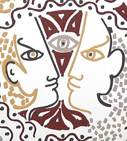 Union Wallpaper by Lelievre Terracotta