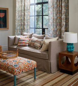 Isadora Fabric by Jim Thompson No.9 Earth Tones