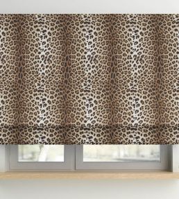 Leopard Fabric by Arley House Bronze