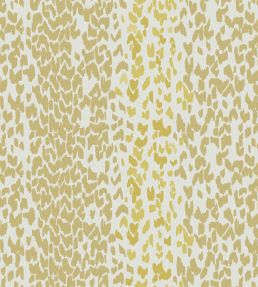 Leopard Wallpaper by Parker & Jules Aqua Chartreuse