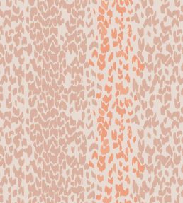 Leopard Wallpaper by Parker & Jules Coral Rose