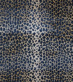 Leopard Fabric by Warner House Indigo