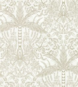 Leopardo Wallpaper by Clarke & Clarke Gold/Ivory