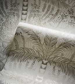 Leopardo Wallpaper by Clarke & Clarke Gold/Ivory
