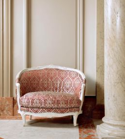 Les Grenades Fabric by Lelievre Grenat