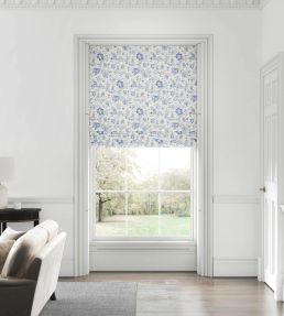 Les Pecheurs Fabric by Warner House China Blue