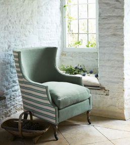 Levan Fabric by Colefax and Fowler Blue