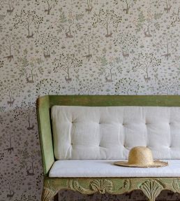 Voysey Park Wallpaper by Lewis & Wood Cluny