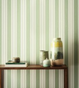 Ligorio Stripe Wallpaper by Osborne & Little Sky