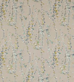 Lila Fabric by Jane Churchill Aqua/Lime