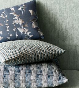 Lila Fabric by Jane Churchill Aqua/Lime