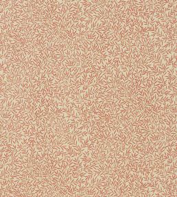 Lily Leaf Fabric by Morris & Co Red