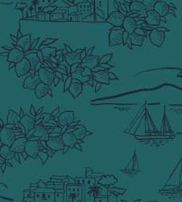 Limoneto Wallpaper by Mini Moderns Lido