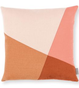 Linara Patchwork Cushion 50 x 50cm by Romo Russet