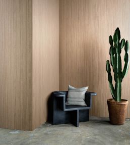 Linea Wallpaper by Arte Rocky Grey