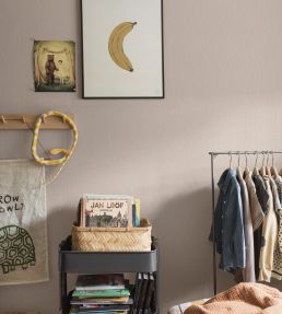 Linen Wallpaper by Borastapeter Soft Blush