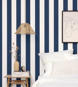 Linen Lines Wallpaper by Caselio Kaki