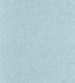 Linen Uni Wallpaper by Caselio Bleu Clair