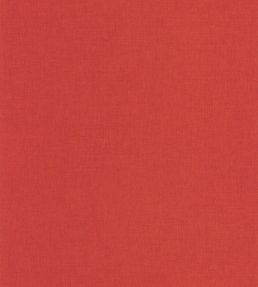 Linen Uni Wallpaper by Caselio Rouge