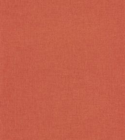 Linen Uni Wallpaper by Caselio Terracotta