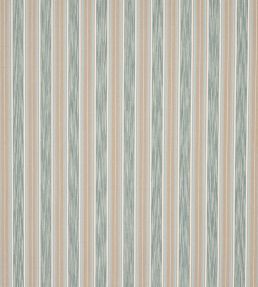 Linton Stripe Fabric by Jane Churchill Aqua