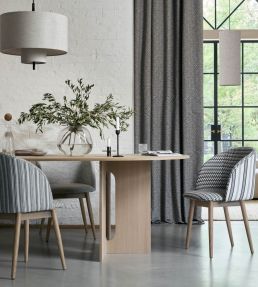 Listra Fabric by Clarke & Clarke Denim