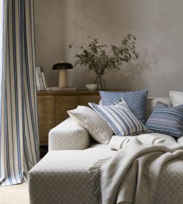 Aveiro Fabric by Clarke & Clarke Midnight