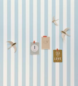 Little Lines Wallpaper by Caselio Camel