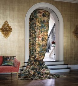 Lodhi Velvet Fabric by Osborne & Little Gold