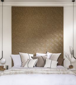 Lombok Wallpaper by Casamance Kaki Fonce