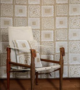 Lombok Fabric by Threads Parchment