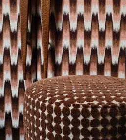 Loopy Spot Fabric by Harlequin Chocolate