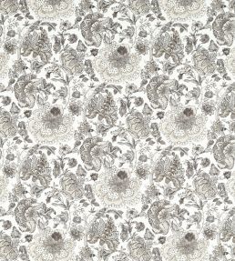Lucienne Fabric by Clarke & Clarke Charcoal/Linen