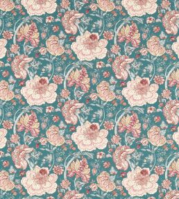 Lucienne Fabric by Clarke & Clarke Teal