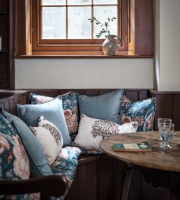 Lucienne Fabric by Clarke & Clarke Teal