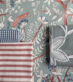 Lulworth Fabric by Baker Lifestyle Aqua