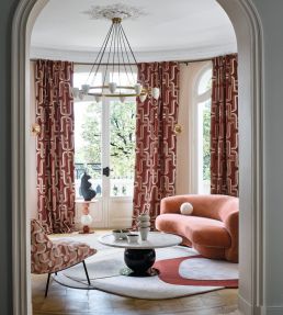 Luminescence Fabric by Casamance Olive