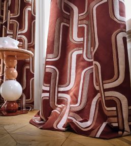 Luminescence Fabric by Casamance Olive