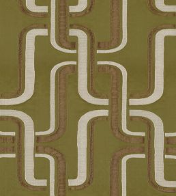 Luminescence Fabric by Casamance Olive