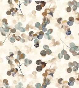 Lunaria Fabric by Casamance Bleu Deauville